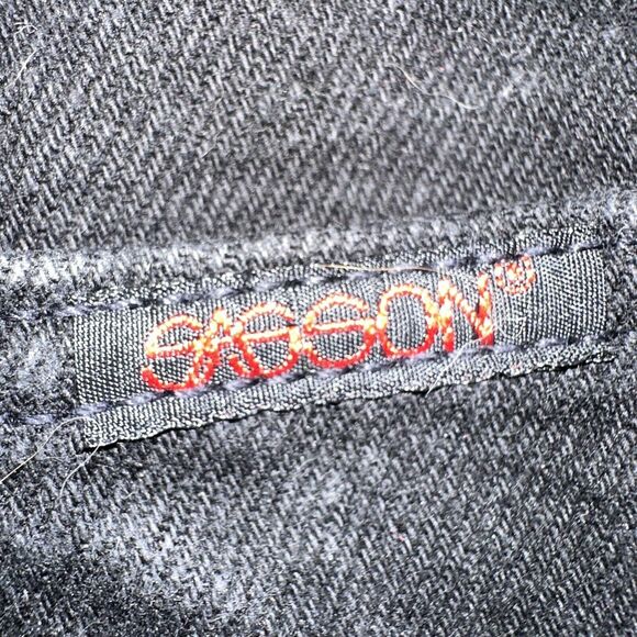 Sasson Vintage Modern Basics Women's Faded Black Denim Jeans 12 W30 L28 - Picture 5 of 6